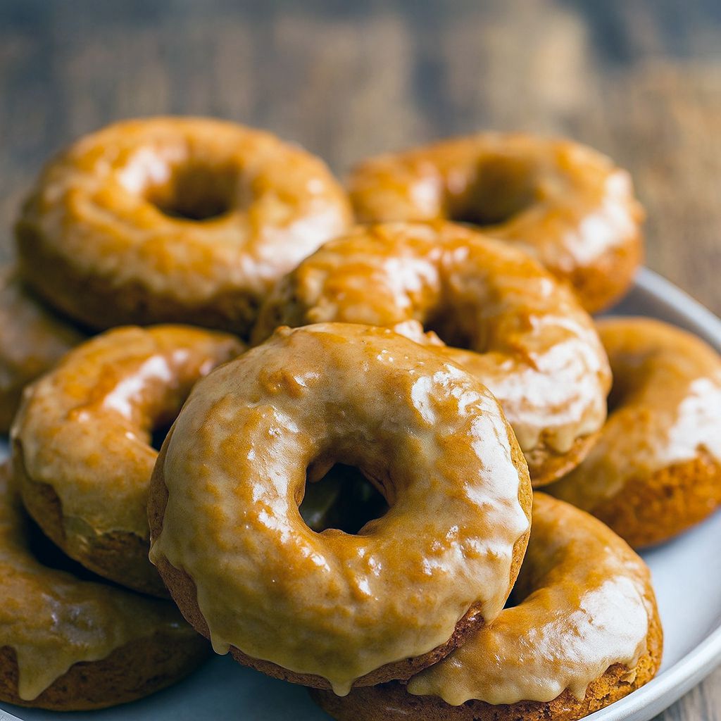 Maple-Glazed Baked Pumpkin Donuts — Homemade Donuts Recipe